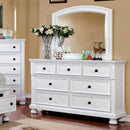 Castor White Dresser - Star USA Furniture Inc