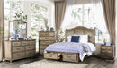BELGRADE I Rustic Natural Tone 5 Pc. Queen Bedroom Set w/ Chest - Star USA Furniture Inc