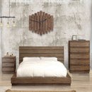 COIMBRA Rustic Natural Tone Queen Bed - Star USA Furniture Inc