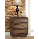 COIMBRA Rustic Natural Tone Night Stand - Star USA Furniture Inc