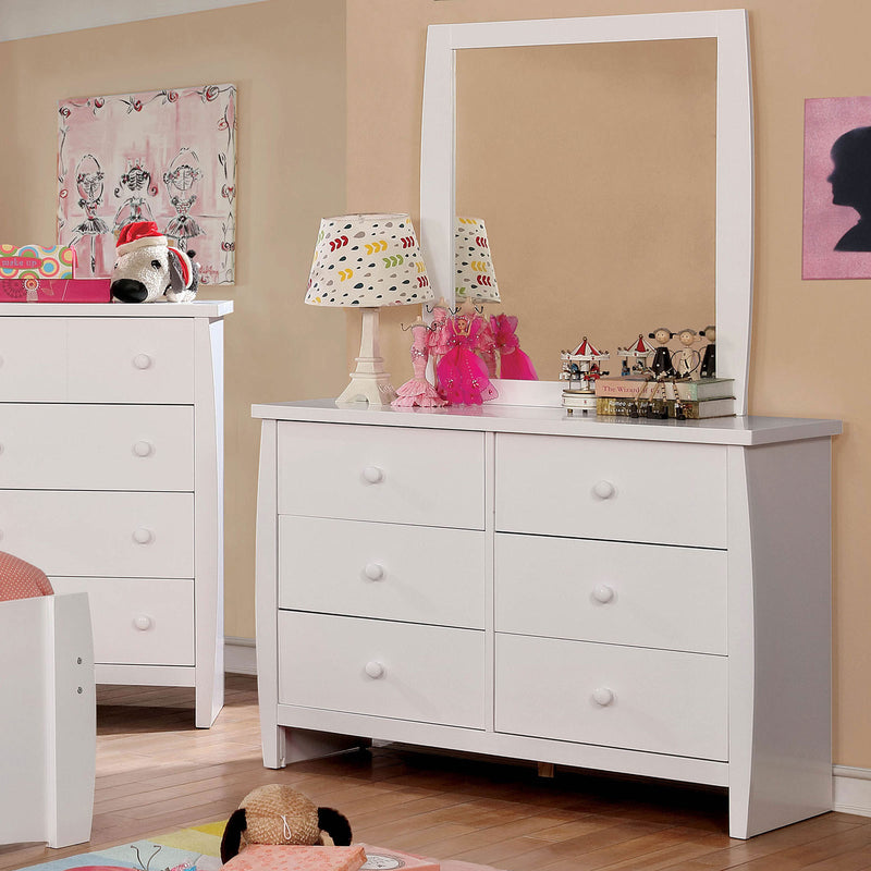 Marlee White Dresser - Star USA Furniture Inc