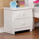 Marlee White Night Stand - Star USA Furniture Inc