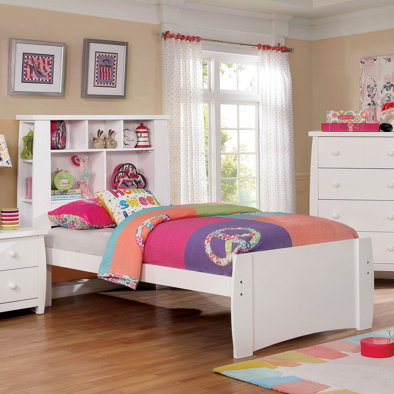 Marlee White Twin Bed