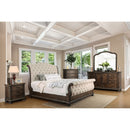 LYSANDRA Beige/Rustic Natural Tone Cal.King Bed - Star USA Furniture Inc
