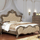 Cursa Beige/Rustic Natural Tone E.King Bed - Star USA Furniture Inc