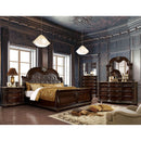Fromberg Brown Cherry 4 Pc. Queen Bedroom Set - Star USA Furniture Inc