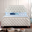 CLAUDINE Beige E.King Bed - Star USA Furniture Inc
