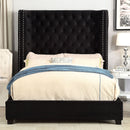 Cierra Black Cal.King Bed - Star USA Furniture Inc