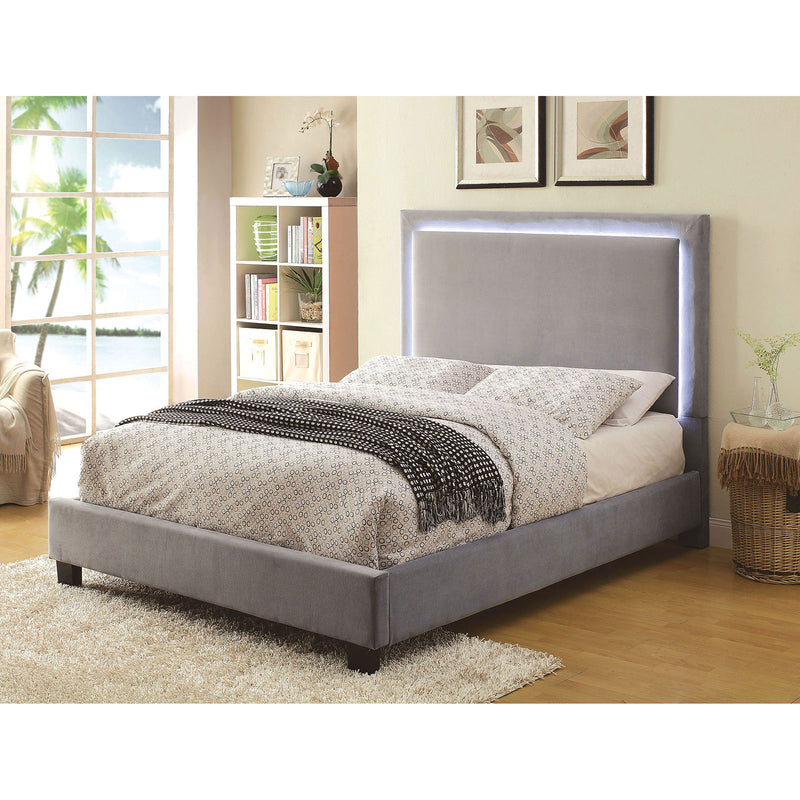 Erglow I Gray Queen Bed - Star USA Furniture Inc