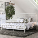 IRIA Vintage White Cal.King Bed - Star USA Furniture Inc