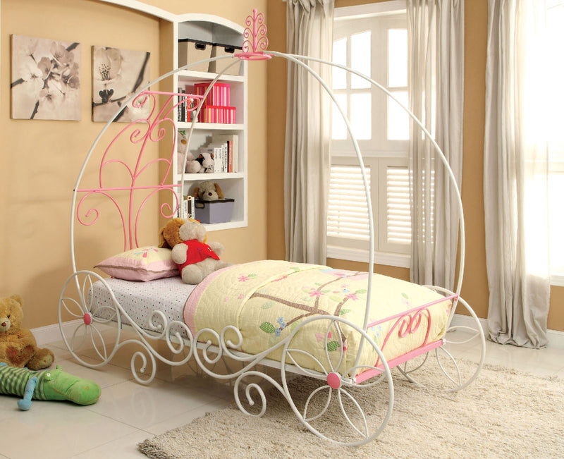 ENCHANT Pink/White Full Bed