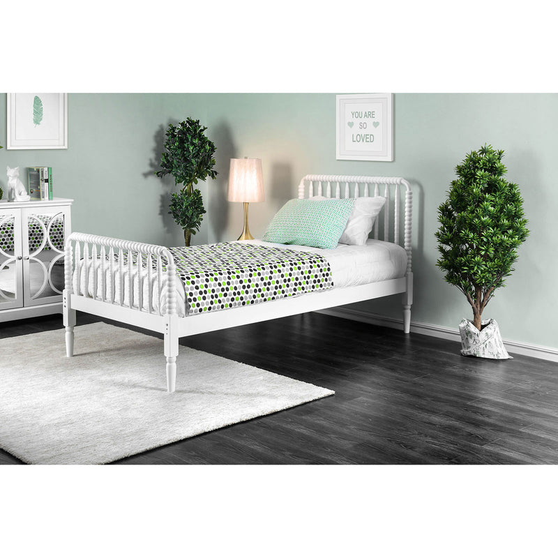 Jenny White Twin Bed - Star USA Furniture Inc