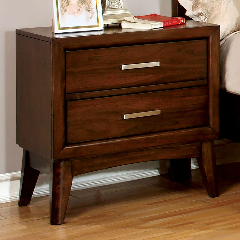 SNYDER Brown Cherry Night Stand - Star USA Furniture Inc