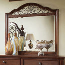 Landaluce Antique Dark Oak Mirror - Star USA Furniture Inc