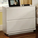 Leeroy White Night Stand - Star USA Furniture Inc