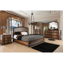 EMMALINE Warm Chestnut 4 Pc. Queen Bedroom Set - Star USA Furniture Inc
