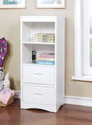 Pearland White Book Case - Star USA Furniture Inc