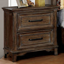 Oberon Rustic Oak Night Stand - Star USA Furniture Inc