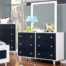 Alivia White/Blue Dresser - Star USA Furniture Inc