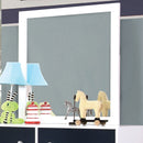 ALIVIA White/Blue Mirror - Star USA Furniture Inc