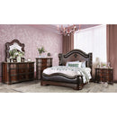 Arcturus Brown Cherry 5 Pc. Queen Bedroom Set w/ Chest - Star USA Furniture Inc