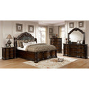 Niketas Brown Cherry/Espresso 5 Pc. Queen Bedroom Set w/ 2NS - Star USA Furniture Inc
