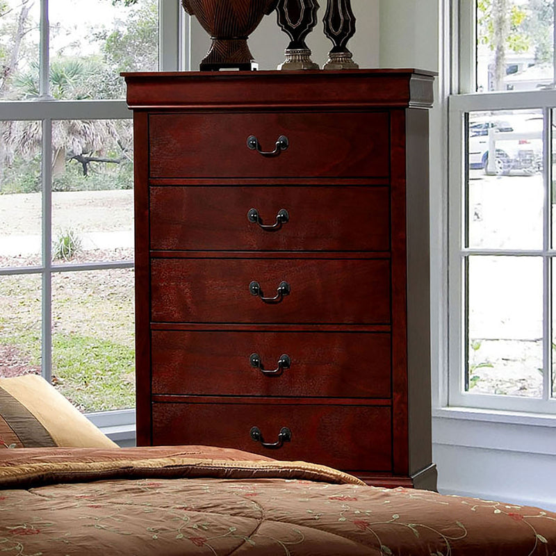 LOUIS PHILIPPE III Cherry Chest - Star USA Furniture Inc