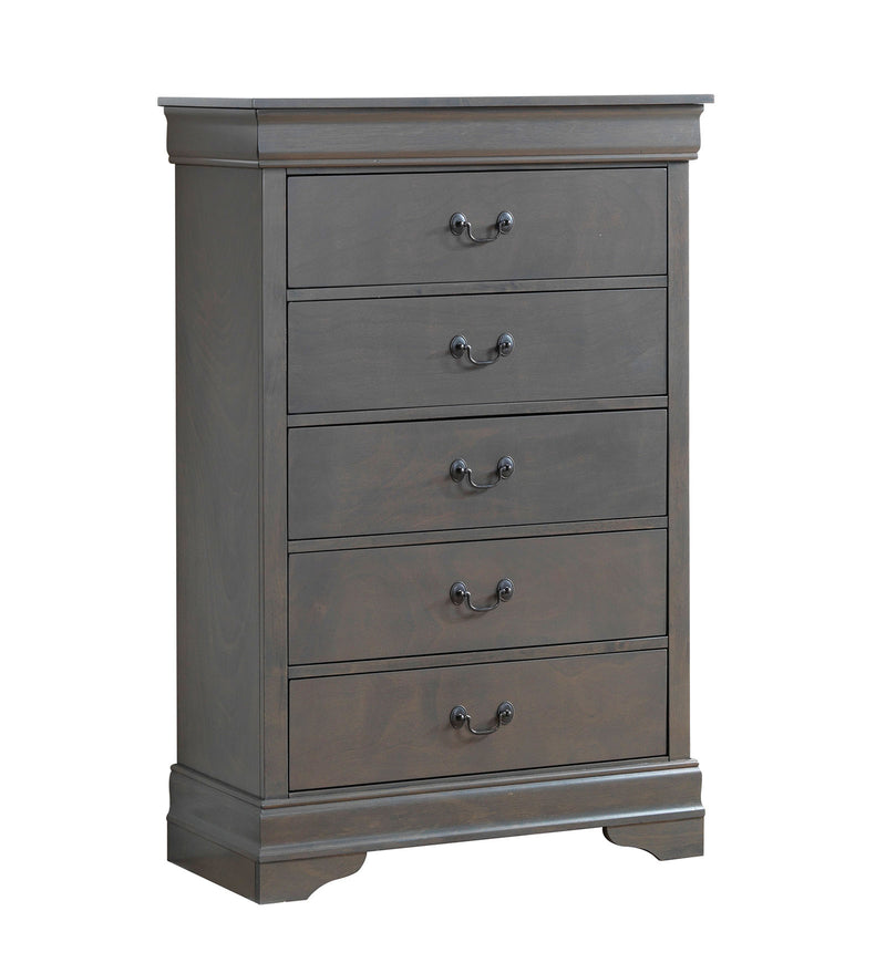 LOUIS PHILIPPE III Gray Chest - Star USA Furniture Inc