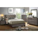 MANVEL Two-Tone Antique Gray 5 Pc. Queen Bedroom Set w/ Chest - Star USA Furniture Inc