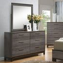 MANVEL Two-Tone Antique Gray Dresser - Star USA Furniture Inc