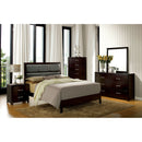 JANINE Espresso Queen Bed - Star USA Furniture Inc