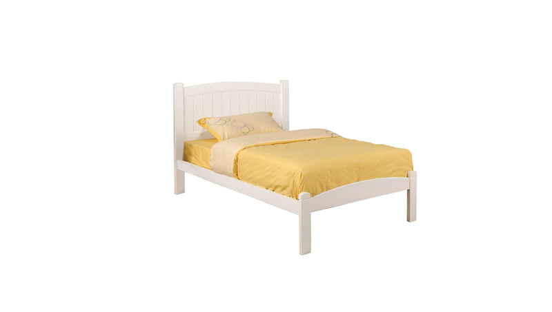 Caren White Twin Bed