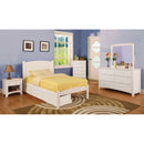 Caren White 4 Pc. Twin Bedroom Set - Star USA Furniture Inc