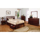 Carus Cherry 4 Pc. Twin Bedroom Set - Star USA Furniture Inc
