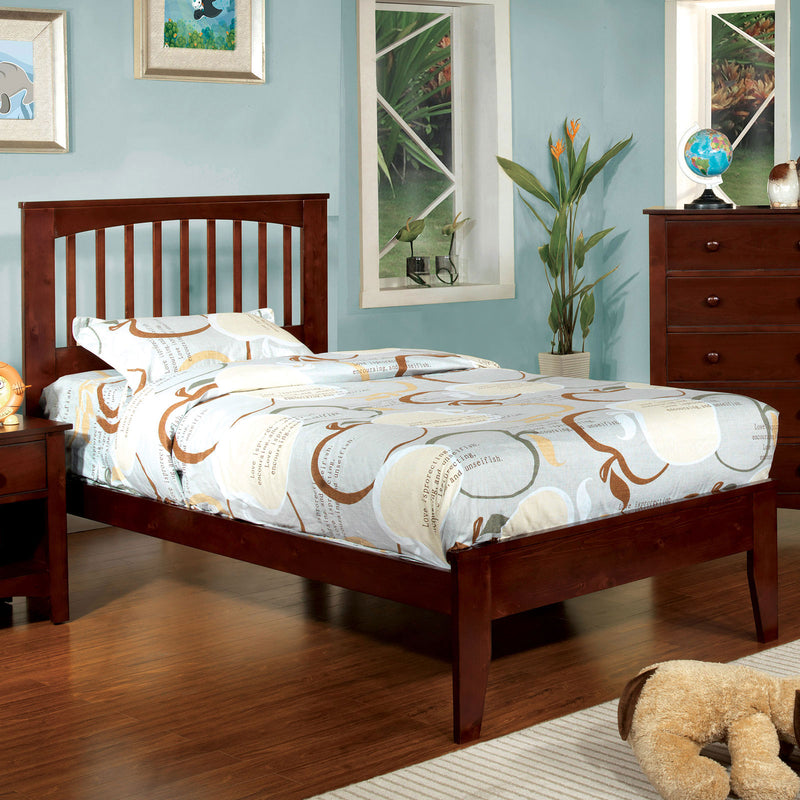 Pine Brook Cherry Twin Bed - Star USA Furniture Inc