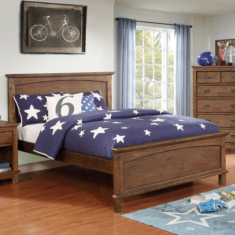 Colin Dark Oak Full Bed - Star USA Furniture Inc