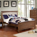 Colin Dark Oak Twin Bed - Star USA Furniture Inc