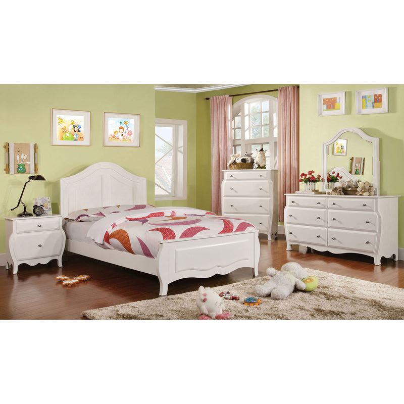 Roxana White 4 Pc. Twin Bedroom Set