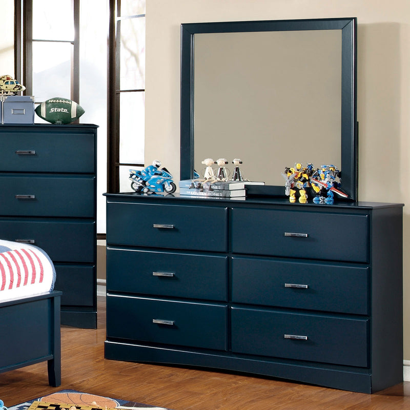 PRISMO Blue Dresser - Star USA Furniture Inc