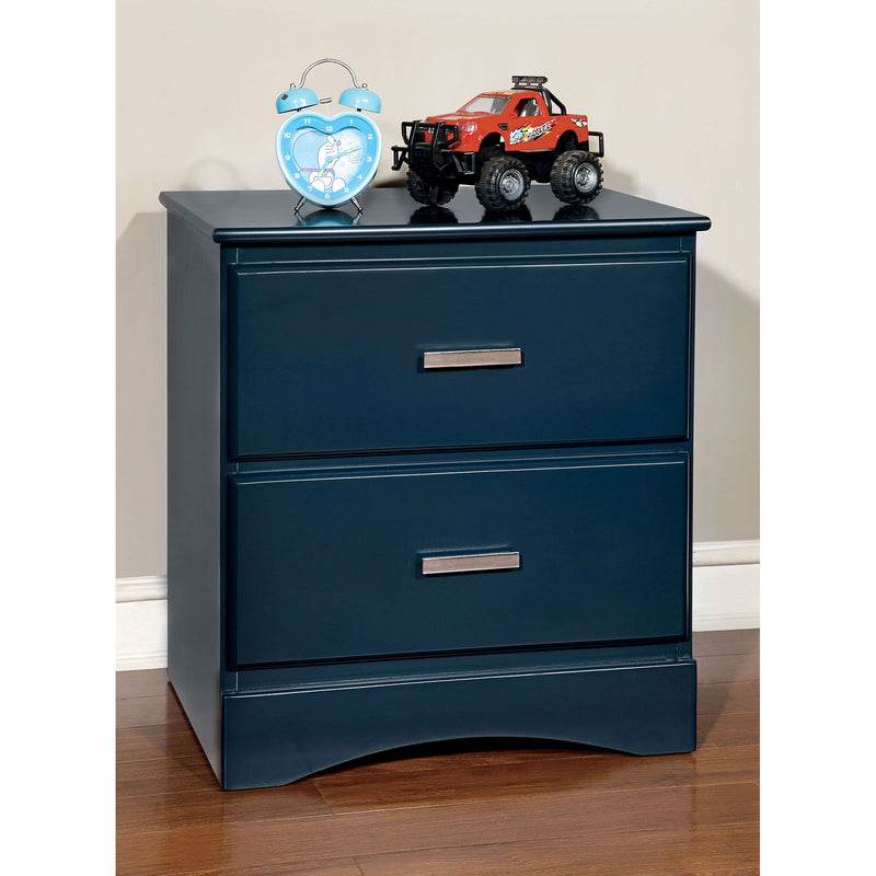 PRISMO Blue Night Stand - Star USA Furniture Inc