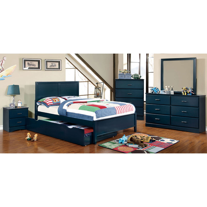 PRISMO Blue Full Bed - Star USA Furniture Inc