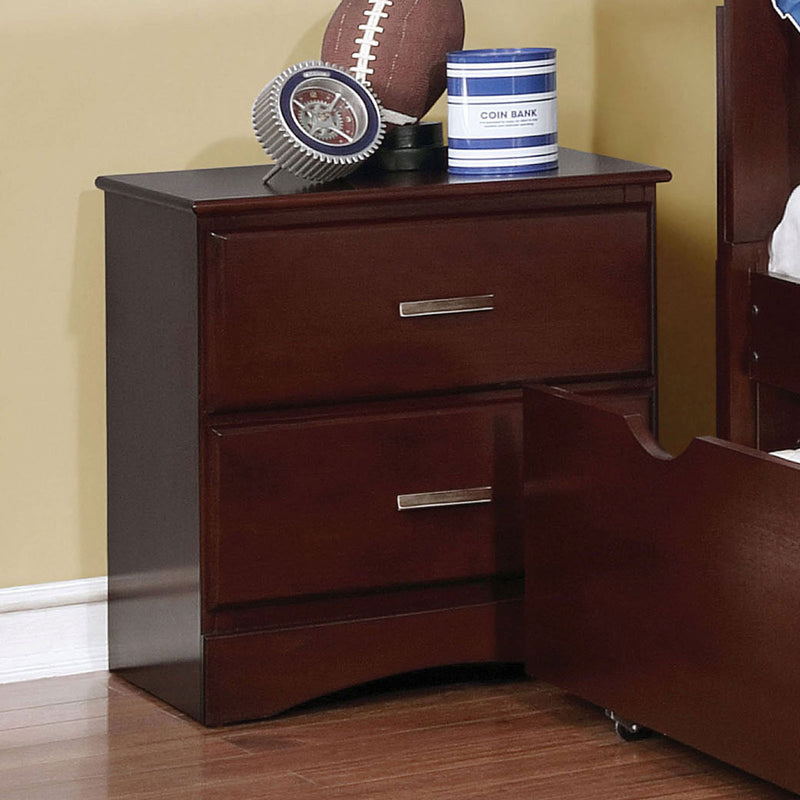 Prismo Cherry Night Stand - Star USA Furniture Inc