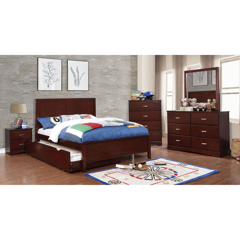 Prismo Cherry 4 Pc. Twin Bedroom Set - Star USA Furniture Inc