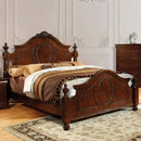 Velda II Brown Cherry Cal.King Bed - Star USA Furniture Inc