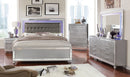 Brachium Silver 5 Pc. Queen Bedroom Set w/ 2NS - Star USA Furniture Inc