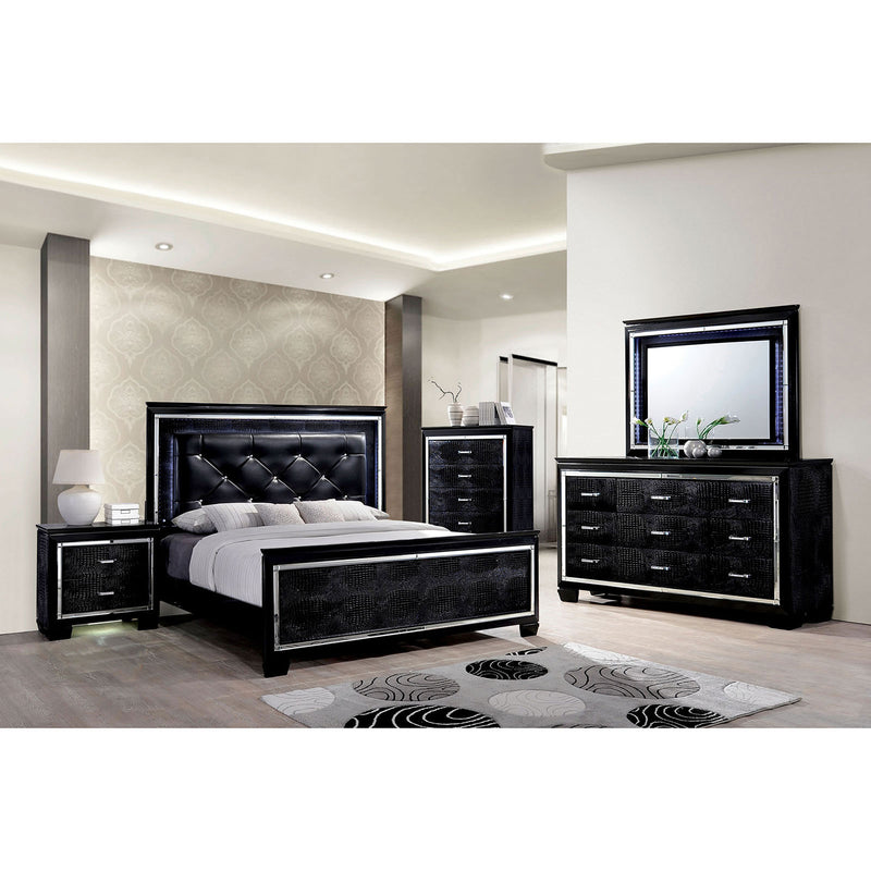 BELLANOVA Black 4 Pc. Queen Bedroom Set