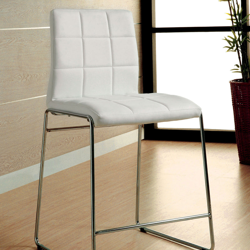 Kona II White Counter Ht. Chair