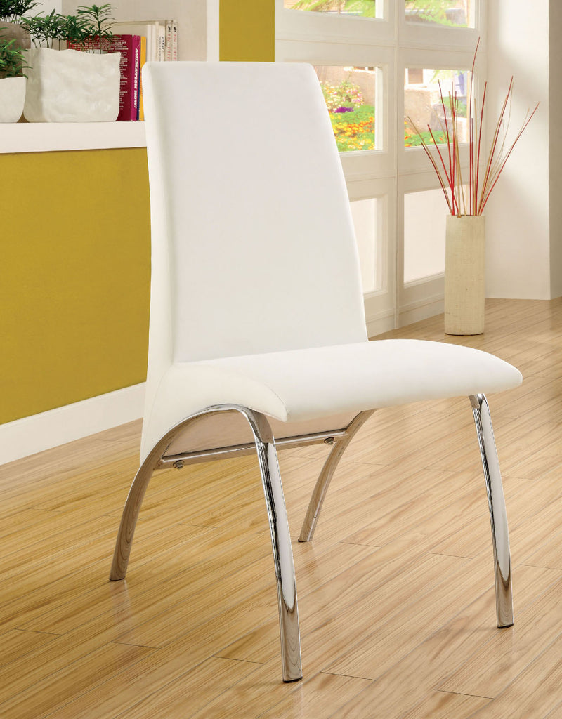 Glenview White Side Chair - Star USA Furniture Inc