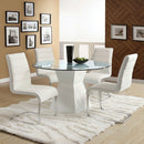 Mauna White Round Dining Table - Star USA Furniture Inc