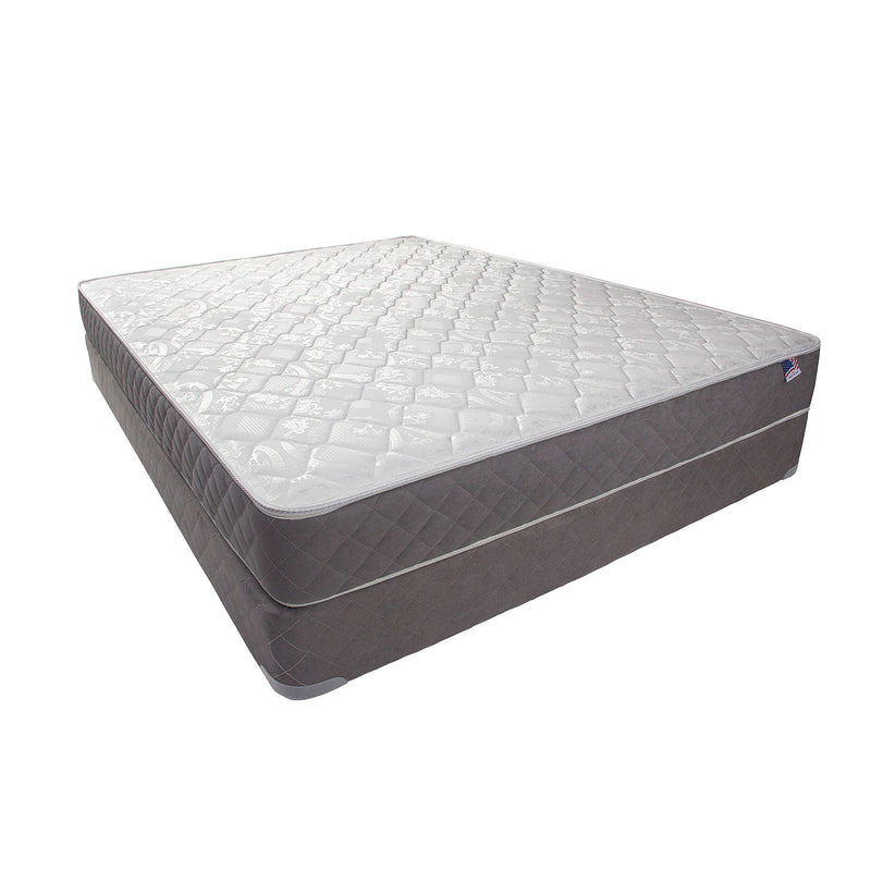 KALEI White/Gray 8" Tight Top Mattress, Queen